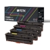 Multipack (4) Toners CMYK (Cyan/Magenta/Yellow/Black) Compatible with Samsung CLP, CLX - Replaces CLT-C506L (SU038A)
